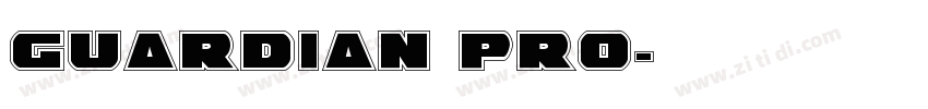 Guardian PRO字体转换
